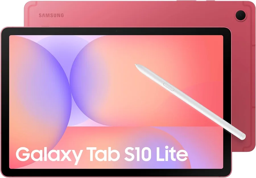 Samsung Galaxy Tab S10 Lite, 8GB RAM, 256GB, 2TB Expand 10.9” LCD Coral Red | Long Battery Life, S Pen for Note-Taking, Exynos 1380, Circle to Search, AI Tools