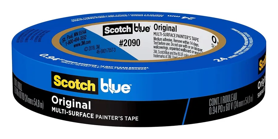 ScotchBlue Original Multi-Surface Painter’s Tape, 0.94 inch x 60 Yard, 24 Rolls