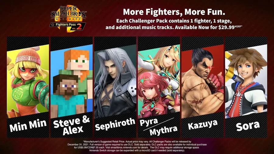Super Smash Bros. Ultimate - Fighters Pass Vol. 2 - Nintendo Switch [Digital Code]