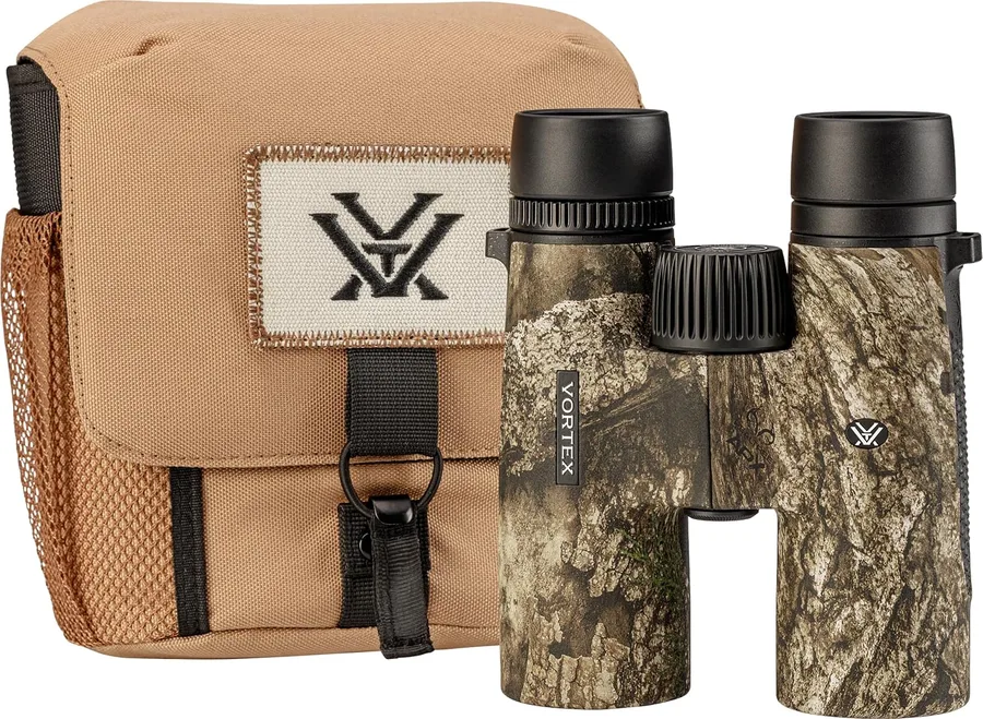 Vortex Triumph HD 10x42 Binoculars (Realtree APX) | HD Optics, Tripod Adaptable, Waterproof, Fogproof, Shockproof, Included Glasspak Harness - Unlimited, Unconditional Warranty