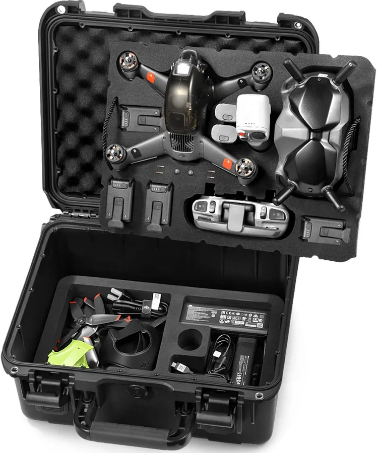 Waterproof Hard Case for DJI FPV Drone,Explorer Combo,DJI Goggles Integra,Goggles 2/ V2, FPV Motion Controller, RC Motion 2,Accessories(Case Only)