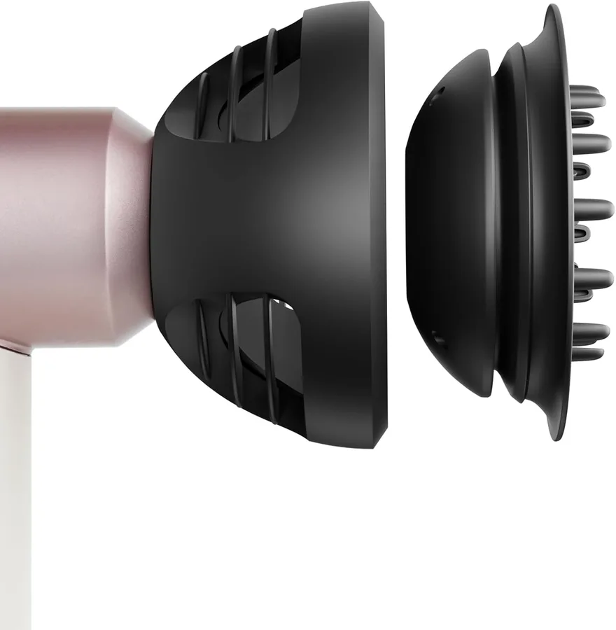 Wave Curl Diffuser for Dyson Hair Dryer Attachment, Dome or Diffuse Modes for Dyson Supersonic, for Nural HD16 HD15 HD12 HD08 HD04 HD03 HD02 to Enhance Curl and Control Wavy